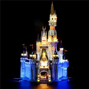 GEAMENT Upgraded Version Light kit for (Disney Castle) Building Bricks Model - Compatible with 71040 Lego Cinderella Princess Castle (Lego Set Not Inc｜koostore