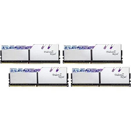 G.SKILL 128GB（4 x 32GB）Trident Z RoyalシリーズDDR4 SDR...