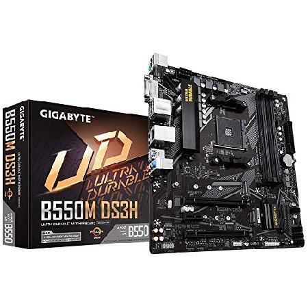 GIGABYTE B550チップセット搭載 Micro-ATX マザーボード B550M DS3H ...