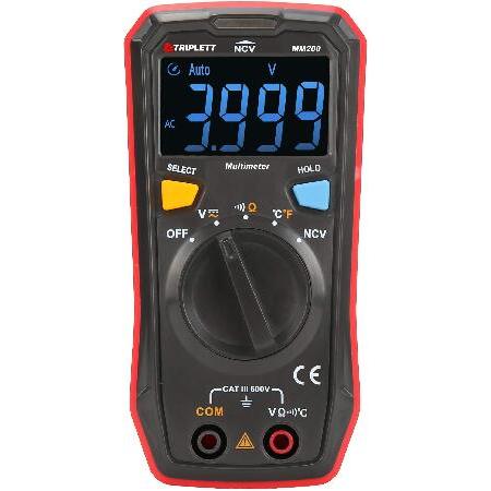 Triplett MM200 Compact 4000 Count Multimeter - AC/...