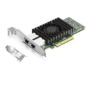 10Gb PCI-E ネットワークインターフェースカード (NIC) Intel X540-T2 デュアルRJ45ポート PCI Express 2.1 X8 イーサネットLANアダプター NIC Windows/Linux/Fr