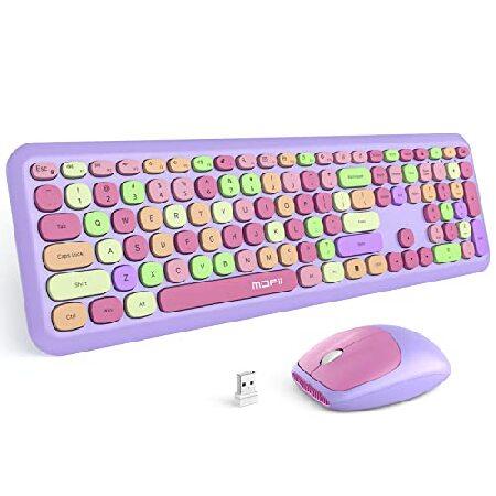 MOFII Wireless Keyboard and Mouse Combo, 2.4G Sile...