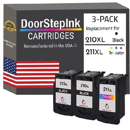 DoorStepInk 米国でリサイクルインクカートリッジ Canon PG-210XL 210 X...