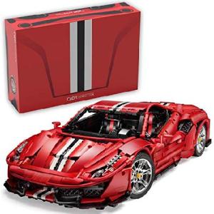 dOMOb Ferrari 488 Super Car Building Kit - Realistic Model 1:8 Simulated Build - CADA Stem Bricks Toys for 14+ Kids ＆ Adults - 3236 Blocks - Originalの商品画像