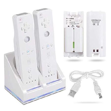 Rechargeable Battery Packs with Charger for Wii ＆ ...