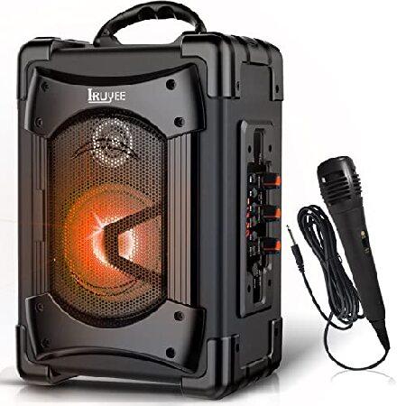 IRUYEE Portable Karaoke Machine Bluetooth Speaker ...