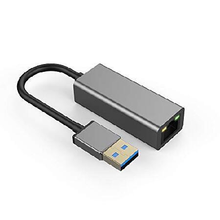 USB イーサネットアダプター USB 3.0 - 1000/100/10 Mbps ギガビットイー...