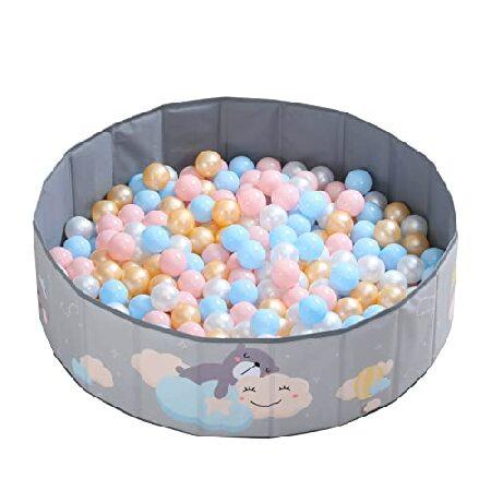 LimitlessFunN Kids Ball Pit Foldable Double Layer ...