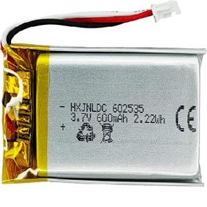 HXJNLDC 3.7V 600mAh 602535バッテリー for Logitech MX Master 2 MX バッテリーの交換 Master 3 MX Master 2s MX Anywhere 2 MX Anywhere 2S MX ERGOM-RO052ワ