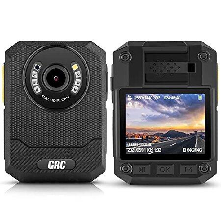 GRC 1440P Police Body Camera with Audio, 64GB Memo...