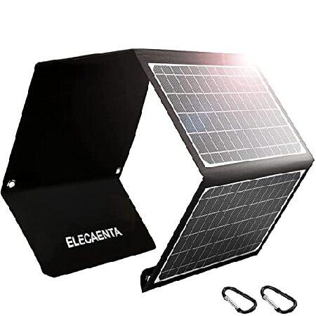 ELECAENTA 30W Solar Panel Charger with 3 USB Ports...