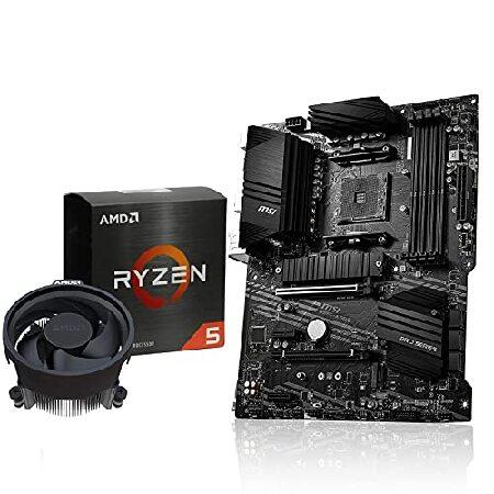 Micro Center AMD Ryzen 5 5600X デスクトッププロセッサー 6コア 12...