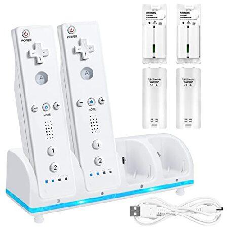 Kulannder Wii Remote Charging Station, 4-in-1 Cont...