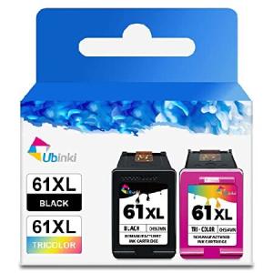 Ubinki 61XL インクカートリッジ ブラックカラーコンボパック HP Ink 61 XL H...