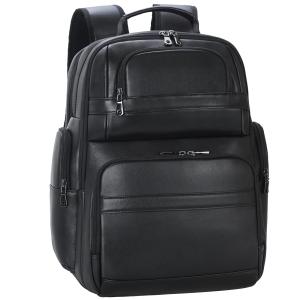 TIDING Genuine Leather Backpack for Men 15.6" Laptop Computer Bag Travel Camping Rucksack Daypacks｜koostore