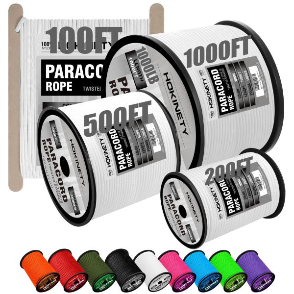 1000Ib Paracord Rope - 100ft 200ft 500ft 1000ft 4m...