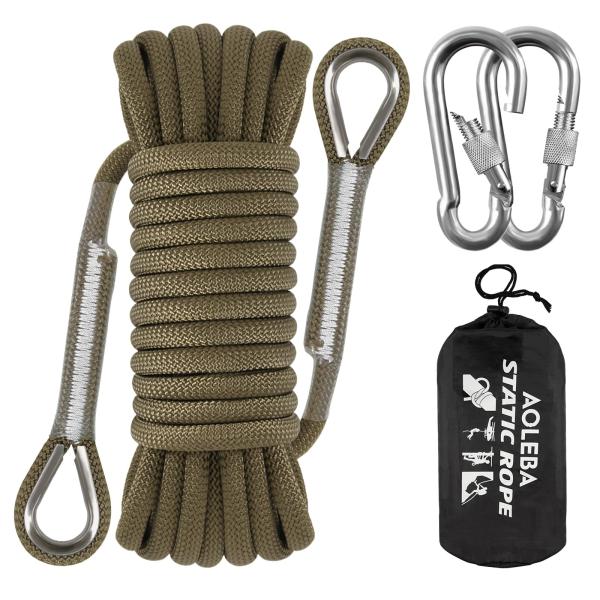 AOLEBA Outdoor Climbing Rope 10M(32ft) 20M(64ft) 3...