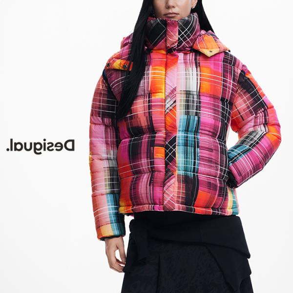 Desigual デシグアル レディースファッション 中綿ダウン 中綿ジャケット ダウンジャケット ...