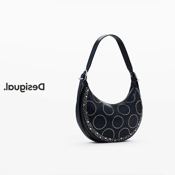 Desigual デシグアル スタッズ レディースバッグ ボディバッグ ショルダーバッグ ハンドバッ...