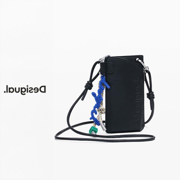 Desigual デシグアル フェイクレザー スマホショルダー レディースバッグ ミニポーチ 斜めが...