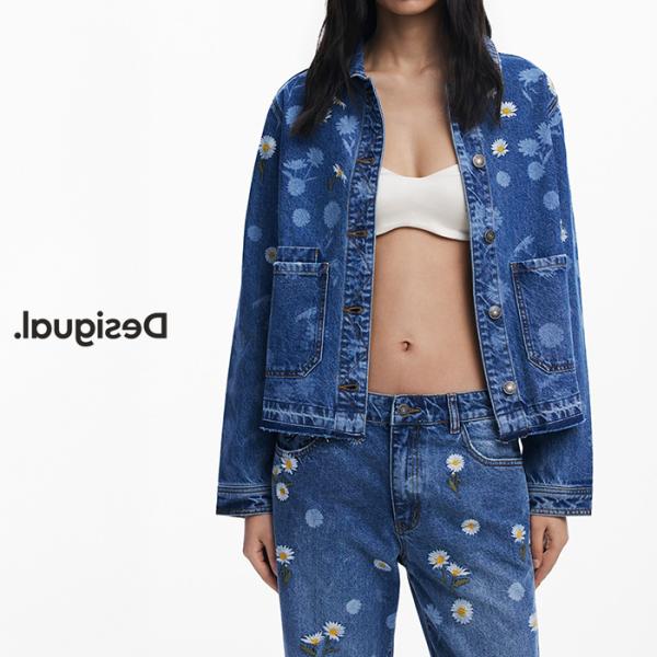 Desigual デシグアル 25WWED15 レディースファッション デニムジャケット Gジャン ...
