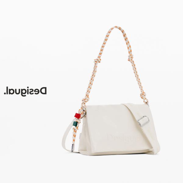 Desigual デシグアル 26SAXPAB ショルダーバッグ レディース ロゴ フェイクレザー ...