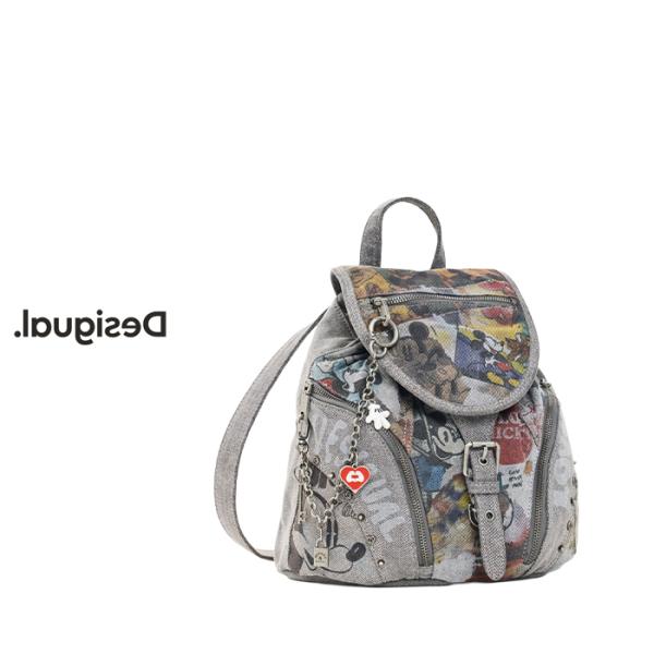Desigual デシグアル 26WAKD01 リュックサック ミッキーマウス Disney ディズ...