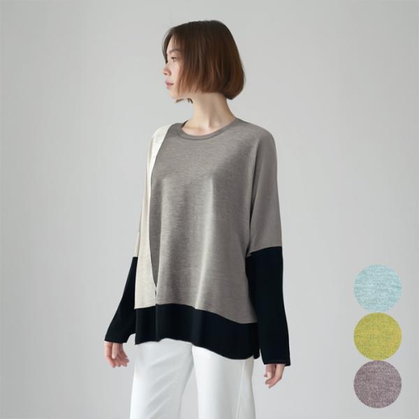 UNDICI・NOVE ウンディッチ・ノーべ カットソー トップス プルオーバー ニット ゆったり ...
