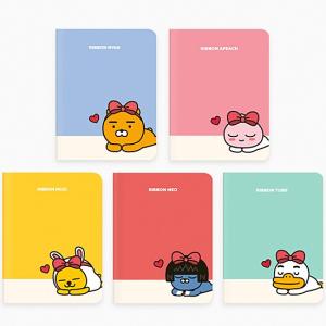 【韓国文具】カカオフレンズ　リボン　ミニノート[文房具][かわいい][カカオトーク][手帳][Kakao Friends]｜korea-info