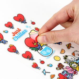 BT21 エポキシ ステッカー サマー BTS...の詳細画像1