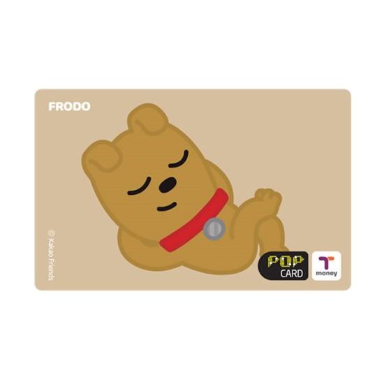 【韓国交通カード】カカオフレンズ　Tmoneyカード　（LAZY　フロド） [Kakao Frien...