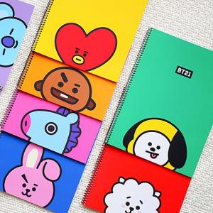 【韓国文具】BT21　スプリング　ノート [文房具][かわいい][防弾少年団][公式]