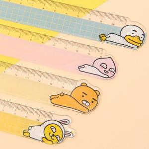 【韓国文具】カカオフレンズ　15cm　定規　[文房具][ものさし][かわいい][KAKAO FRIENDS]｜korea-info