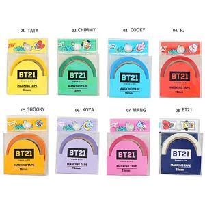 BT21 マスキング テープ II [韓国文具...の詳細画像1