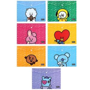 BT21　PP　ファイル　ポケット  [韓国][文具][文房具][防弾少年団][かわいい][公式]