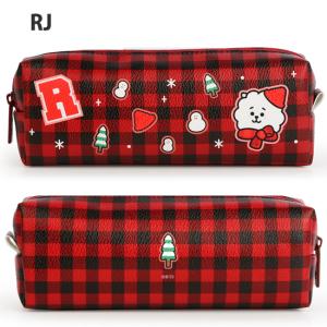 BT21 C-ポケット チェック ペンケース ...の詳細画像4