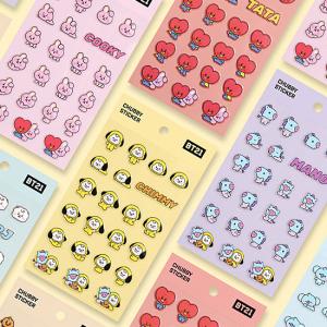 BT21　ベビー　チャビィ　ステッカー [韓国][文具][文房具][シール][かわいい][防弾少年団][公式]