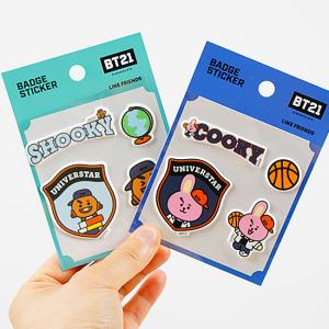 BT21 キャスティング バッジ ステッカー ...の詳細画像4
