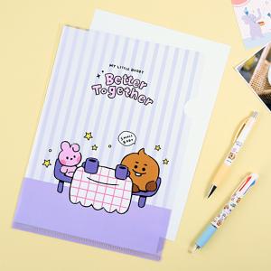 BT21 A4 L字 フォルダ LITTLE ...の詳細画像3