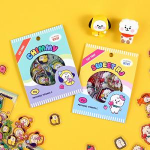 BT21　ベビー　フレーク　ステッカー　パック　JELLY