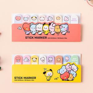 Bt21 Minini インデックス 付箋 8種セット 韓国 文具 文房具 ふせん ポストイット かわいい 防弾少年団 公式 Q959 韓国情報広場ヤフー店 通販 Yahoo ショッピング