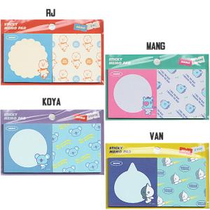 BT21 付箋 2種セット [韓国][文具][...の詳細画像4