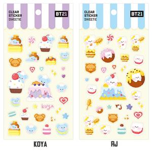 BT21 minini クリア ステッカー S...の詳細画像4