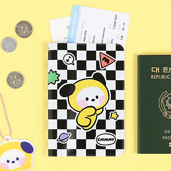 BT21　minini　パスポート　カバー [パスポートケース][韓国雑貨][旅行用品][トラベルグ...