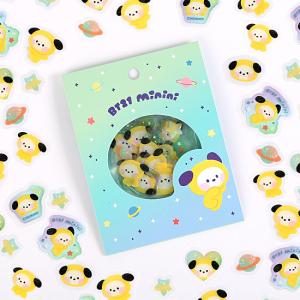 BT21　minini　フレーク　ステッカー 韓国 文具 文房具 シール かわいい 防弾少年団 BTS 公式