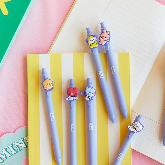 BT21　minini　ジェルペン [韓国][文具][文房具][ペン][かわいい][BTS][防弾少...