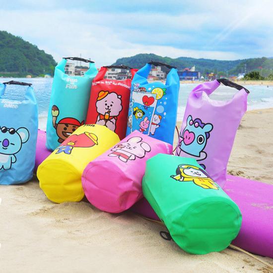 BT21　ビーチ　バッグ　BTS 防弾少年団 公式 かわいい プール 海 レジャー
