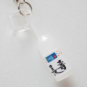 韓国 マッコリ & グラス ストラップ ソウル...の詳細画像1