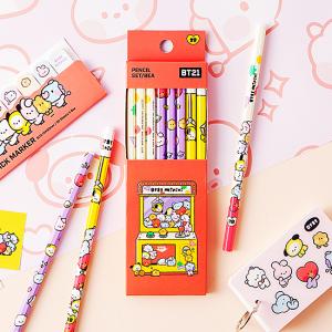 BT21 minini えんぴつ 8本セット ...の詳細画像1