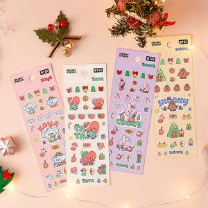 BT21 ホリデー ステッカー クリスマス B...の詳細画像1
